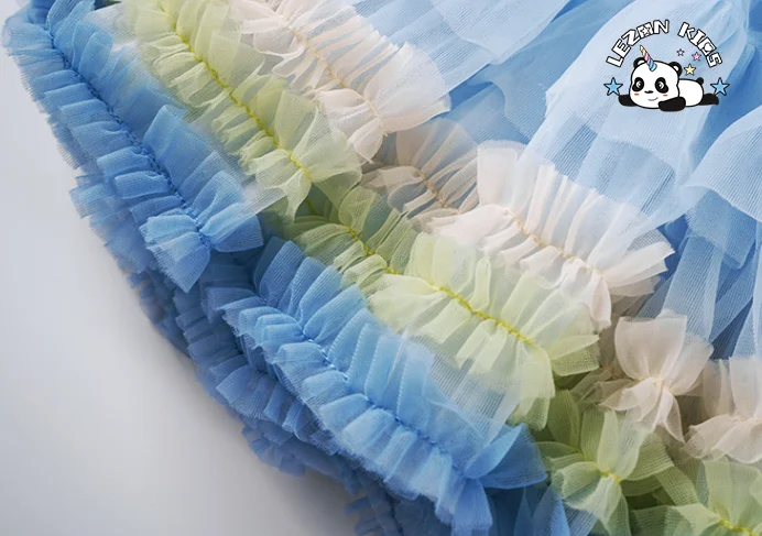 LEZONKIDS - Saia Tutu para Meninas Verão Roupas Infantís Saia Plissada